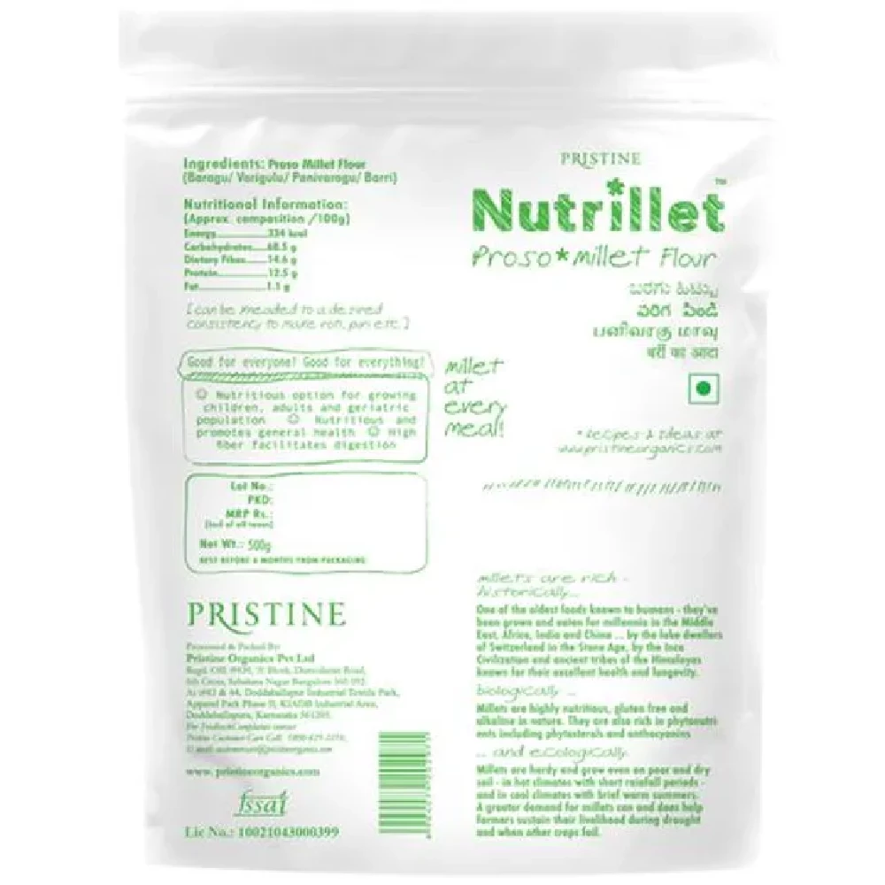 PRISTINE Nutrillet Proso Millet, 500 g Pouch-2.webp